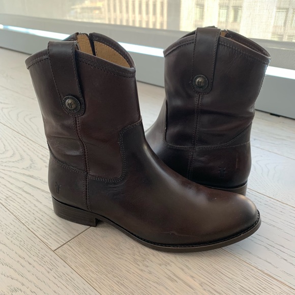 Frye Shoes - Frye Melissa Button Short Boots